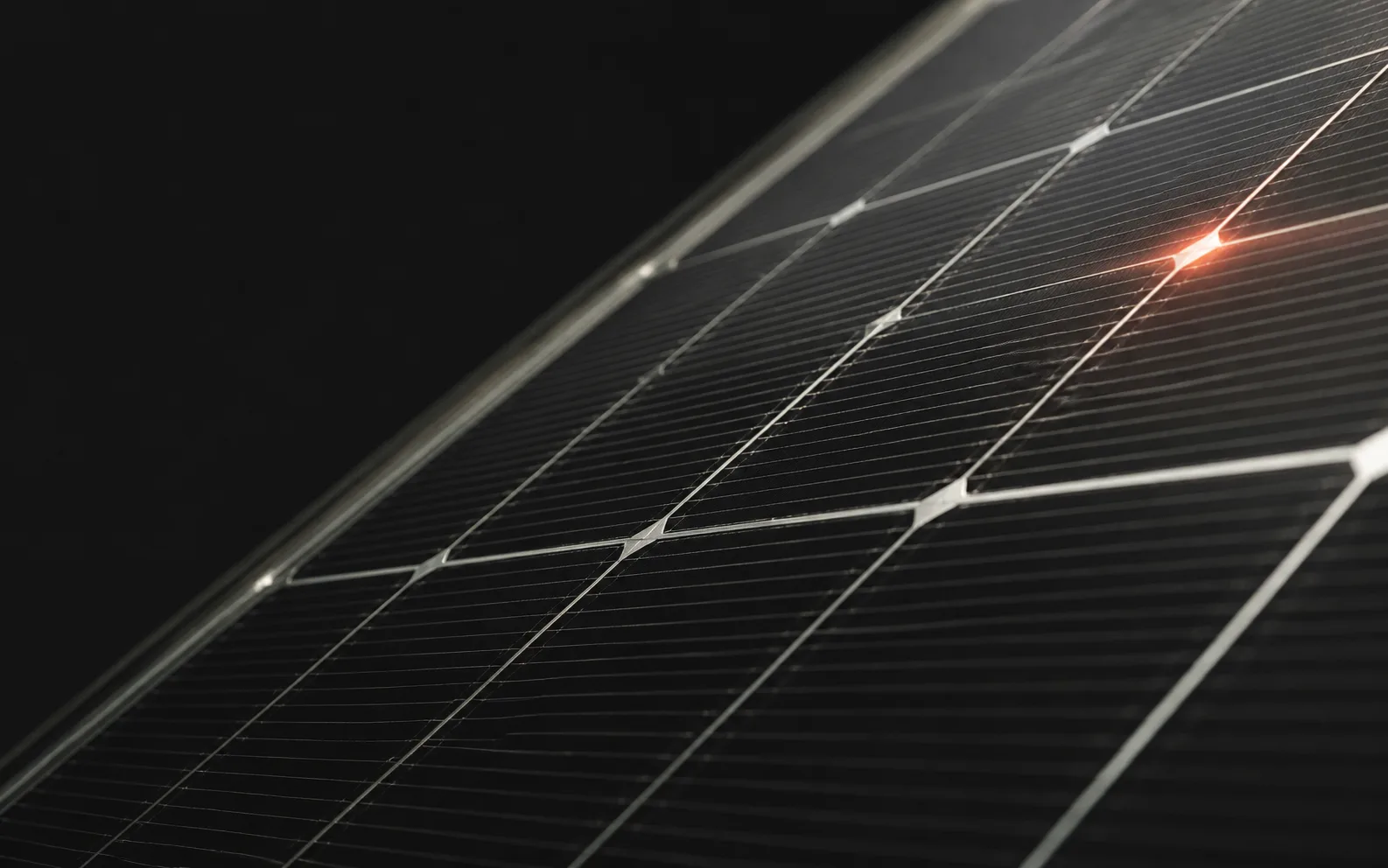 Conceptual close view of a solar panel surface