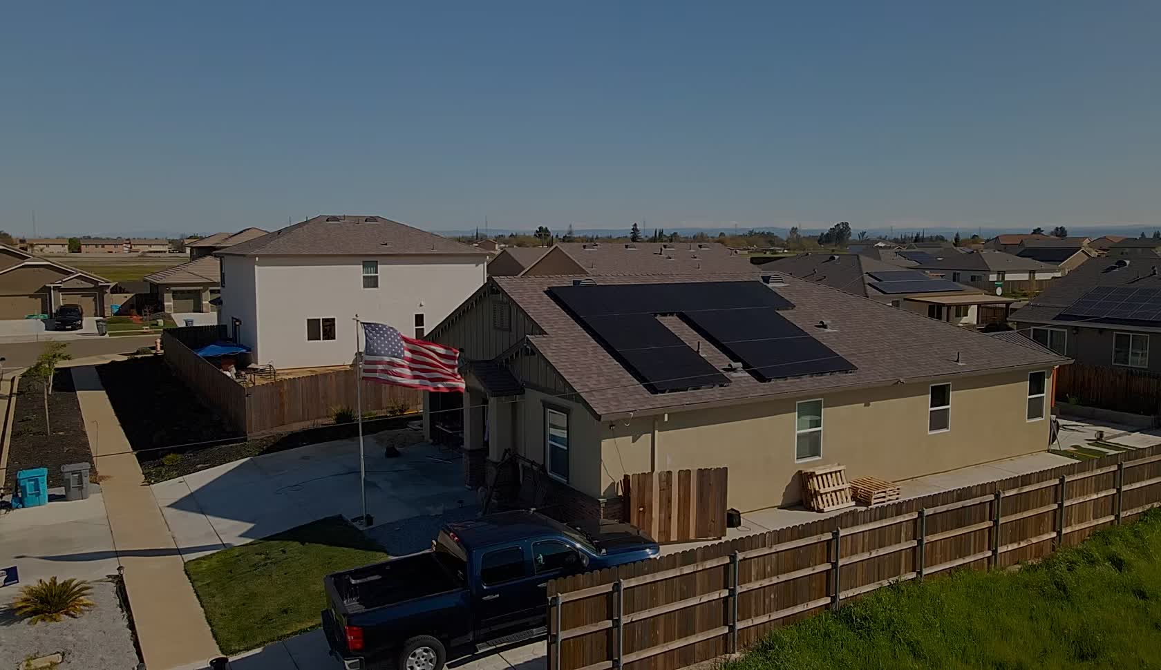 Westhaven solar project on a Northern California home